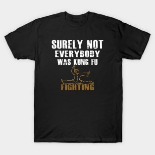 Surely Not Everybody Was Kung Fu Fighting T-Shirt